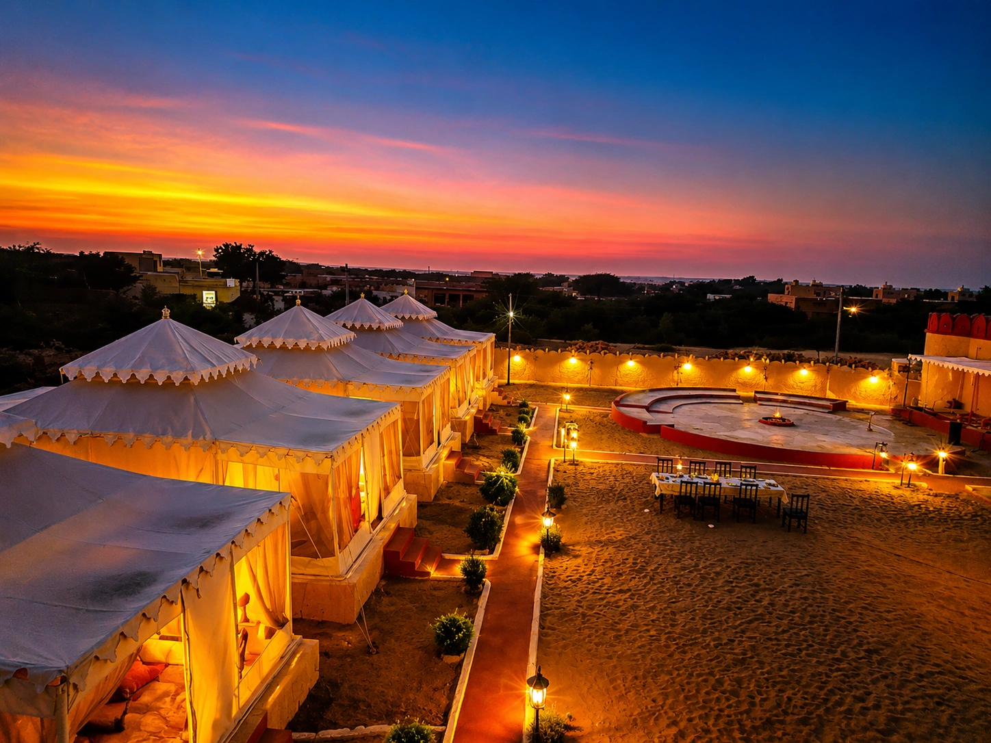 Desert Camping & Stay - Jaisalmer desert safari with Golden City Cab