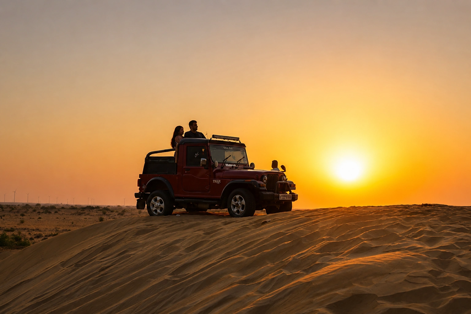 Desert Jeep Safari - Jaisalmer desert safari with Golden City Cab